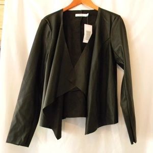 JustFab Black Drape Jacket Women’s XL NWT